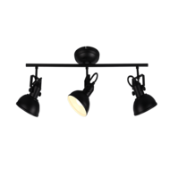 Trio GINA ceiling spotlight | E14 | black | IP20