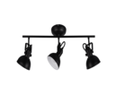 Trio Lighting Trio GINA plafondspot | E14 Fitting | mat zwart | 60,5 x 13 cm | IP20 | excl. 3x E14 | max. 40W