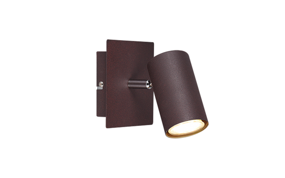 Trio Lighting Trio MARLEY plafondspot | GU10 Fitting | roestkleur | 12 x 12 cm | IP20 | excl. 1x GU10 | max. 25W Trio Lighting Trio MARLEY plafondspot | GU10 Fitting | roestkleur | 12 x 12 cm | IP20 | excl. 1x GU10 | max. 25W