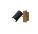 Trio Lighting Trio MARLEY ceiling spotlight | 1x GU10 | black with gold | Ø 12 cm | IP20 | 15 cm