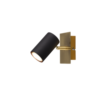 Trio MARLEY ceiling spotlight | GU10 | black/gold | Ø 12 cm | IP20