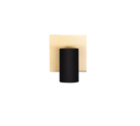 Trio Lighting Trio MARLEY ceiling spotlight | 1x GU10 | black with gold | Ø 12 cm | IP20 | 15 cm