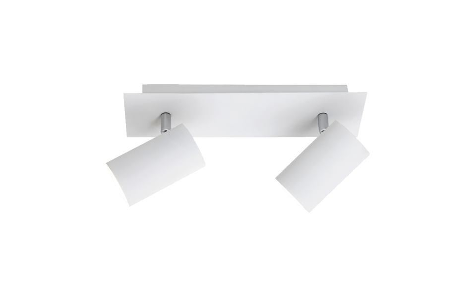 Trio Lighting Trio MARLEY plafondspot | GU10 Fitting | wit | 30 x 9 cm | IP20 | excl. 2x GU10 | max. 35W Trio Lighting Trio MARLEY plafondspot | GU10 Fitting | wit | 30 x 9 cm | IP20 | excl. 2x GU10 | max. 35W