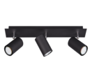 Trio Lighting Trio MARLEY ceiling spotlight | 3x GU10 | black | IP20 | 15 cm