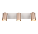 Trio Lighting Trio MARLEY ceiling spotlight | 3x GU10 | mocha brown | IP20 | 15 cm