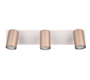 Trio Lighting Trio MARLEY ceiling spotlight | 3x GU10 | mocha brown | IP20 | 15 cm
