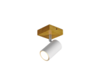 Trio Lighting Trio MARLEY plafondspot | GU10 Fitting | wit mat | 9 x 12 cm | IP20 | excl. 1x GU10 | max. 15W
