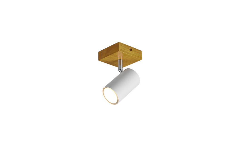 Trio Lighting Trio MARLEY plafondspot | GU10 Fitting | wit mat | 9 x 12 cm | IP20 | excl. 1x GU10 | max. 15W Trio Lighting Trio MARLEY plafondspot | GU10 Fitting | wit mat | 9 x 12 cm | IP20 | excl. 1x GU10 | max. 15W