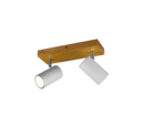 Trio Lighting Trio MARLEY ceiling spotlight | 2x GU10 | chrome | IP20 | 16 cm