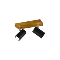 Trio MARLEY ceiling spotlight | GU10 | black | IP20
