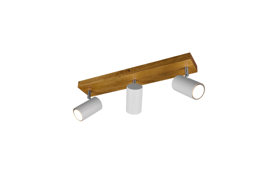 Trio Lighting Trio MARLEY ceiling spotlight | 3x GU10 | chrome | IP20 | 16 cm