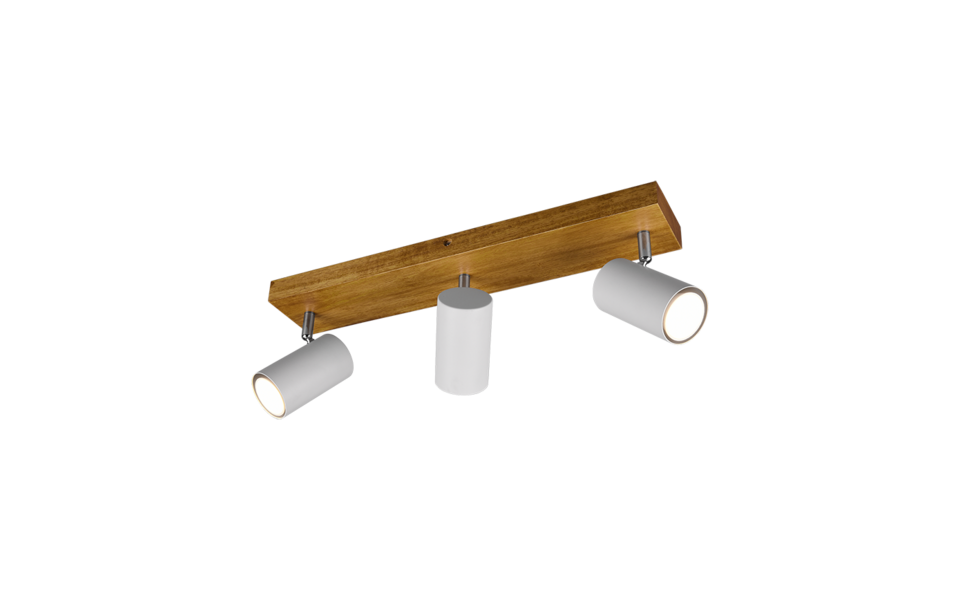 Trio Lighting Trio MARLEY plafondspot | GU10 Fitting | wit mat | 44 x 9 cm | IP20 | excl. 3x GU10 | max. 35W Trio Lighting Trio MARLEY plafondspot | GU10 Fitting | wit mat | 44 x 9 cm | IP20 | excl. 3x GU10 | max. 35W
