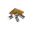 Trio Lighting Trio MARLEY ceiling spotlight | 4x GU10 | Ø 22 cm | IP20 | 16 cm