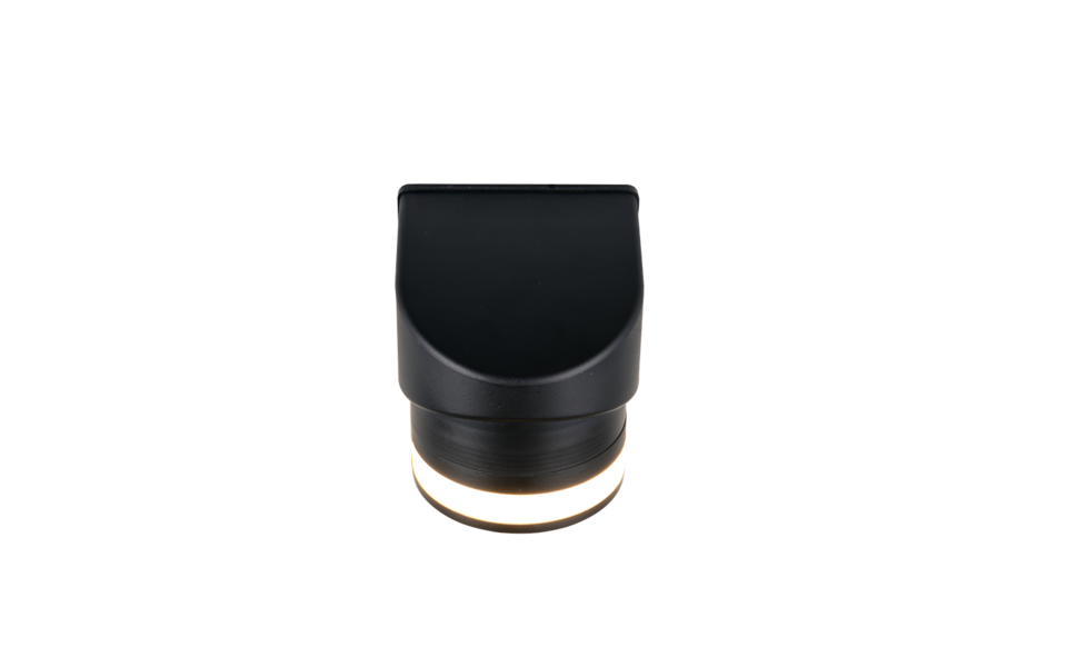Trio Lighting Trio CUSCO wandlamp | LED | GX53 Fitting | mat zwart | 10,5 x 10 cm | IP44 | 1x 10W | 950 lm | 4000K