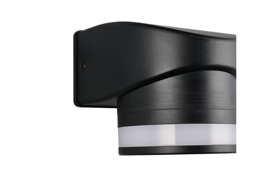 Trio Lighting Trio CUSCO wandlamp | LED | GX53 Fitting | mat zwart | 10,5 x 10 cm | IP44 | 1x 10W | 950 lm | 4000K
