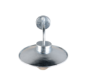 Trio Lighting Trio TANA wandlamp | E27 Fitting | zink kleur | 31 x 41 cm | IP44 | excl. 1x E27 | max. 20W