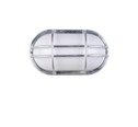 Trio Lighting Trio TUMEN wandlamp | E27 Fitting | zink kleur met wit | 26 x 11,4 cm | IP44 | excl. 1x E27 | max. 10W