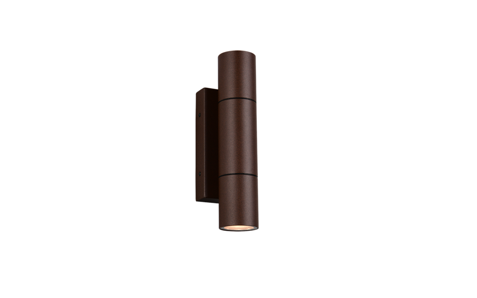 Trio Lighting Trio YAMUNA wandlamp | GU10 Fitting | roestkleur | 7,5 x 8,5 cm | IP65 | excl. 2x GU10 | max. 10W Trio Lighting Trio YAMUNA wandlamp | GU10 Fitting | roestkleur | 7,5 x 8,5 cm | IP65 | excl. 2x GU10 | max. 10W