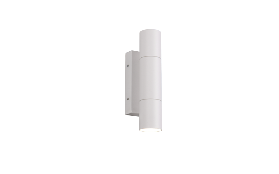 Trio Lighting Trio YAMUNA wandlamp | GU10 Fitting | wit mat | 7,5 x 8,5 cm | IP65 | excl. 2x GU10 | max. 10W Trio Lighting Trio YAMUNA wandlamp | GU10 Fitting | wit mat | 7,5 x 8,5 cm | IP65 | excl. 2x GU10 | max. 10W