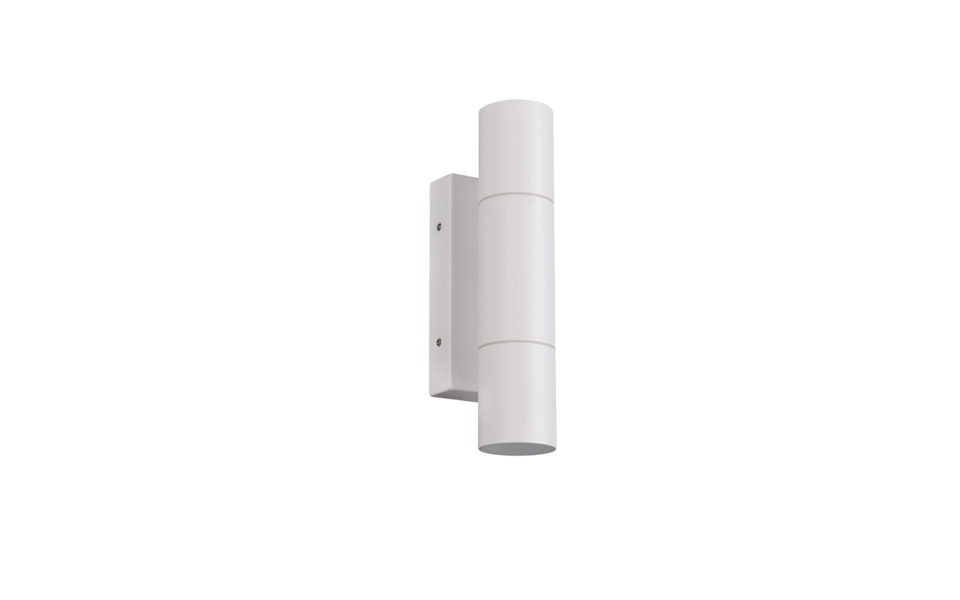 Trio Lighting Trio YAMUNA wandlamp | GU10 Fitting | wit mat | 7,5 x 8,5 cm | IP65 | excl. 2x GU10 | max. 10W Trio Lighting Trio YAMUNA wandlamp | GU10 Fitting | wit mat | 7,5 x 8,5 cm | IP65 | excl. 2x GU10 | max. 10W