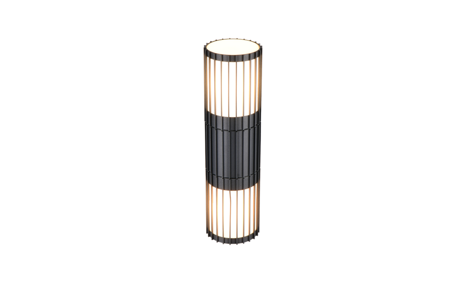 Trio Lighting Trio VOLGA wandlamp | E27 Fitting | antraciet | 8,5 x 30 cm | IP54 | excl. 2x E27 | max. 25W