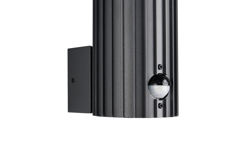 Trio Lighting Trio VOLGA wandlamp | E27 Fitting | antraciet | 8,5 x 12 cm | IP54 | excl. 1x E27 | max. 25W