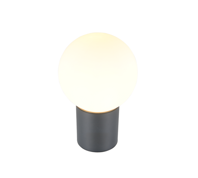 Gegoten aluminium, Glas, Opaal glas