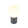 Gegoten aluminium, Glas, Opaal glas