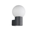 Trio Lighting Trio MURES wandlamp | E27 Fitting | antraciet met wit | Ø 18 cm | IP44 | excl. 1x E27 | max. 40W