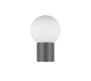 Trio Lighting Trio MURES wandlamp | E27 Fitting | antraciet met wit | Ø 18 cm | IP44 | excl. 1x E27 | max. 40W