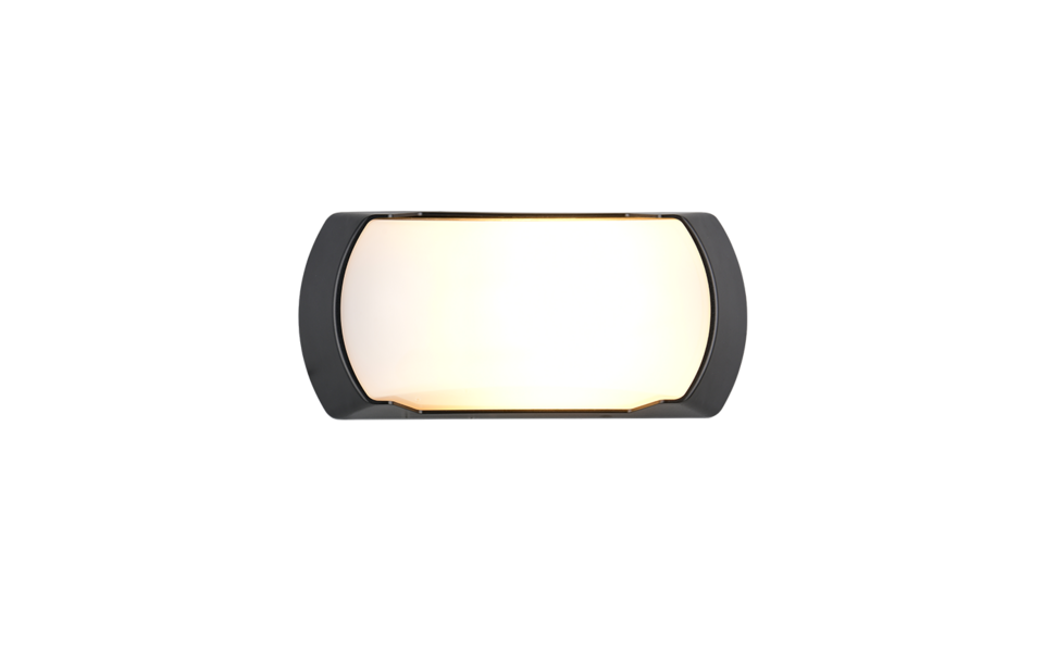 Trio Lighting Trio CUMANA wandlamp | E27 Fitting | zwart | 26 x 12 cm | IP65 | excl. 1x E27 | max. 10W Trio Lighting Trio CUMANA wandlamp | E27 Fitting | zwart | 26 x 12 cm | IP65 | excl. 1x E27 | max. 10W