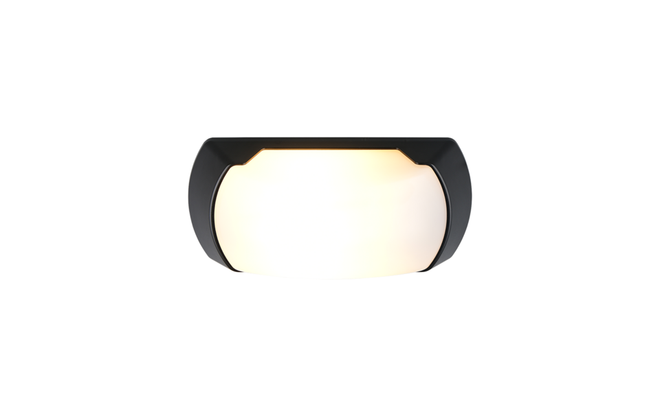 Trio Lighting Trio CUMANA wandlamp | E27 Fitting | zwart | 26 x 12 cm | IP65 | excl. 1x E27 | max. 10W Trio Lighting Trio CUMANA wandlamp | E27 Fitting | zwart | 26 x 12 cm | IP65 | excl. 1x E27 | max. 10W