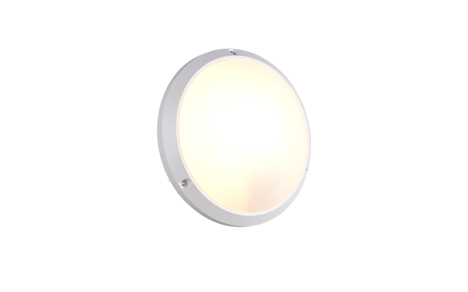 Trio Lighting Trio AMBATO wandlamp | E27 Fitting | wit mat | Ø 27 cm | IP65 | excl. 1x E27 | max. 10W