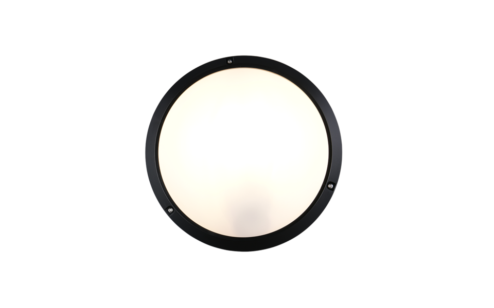 Trio Lighting Trio AMBATO wall light | 1x E27 max 40W | black | Ø 27 cm | 9.5 cm Trio Lighting Trio AMBATO wall light | 1x E27 max 40W | black | Ø 27 cm | 9.5 cm