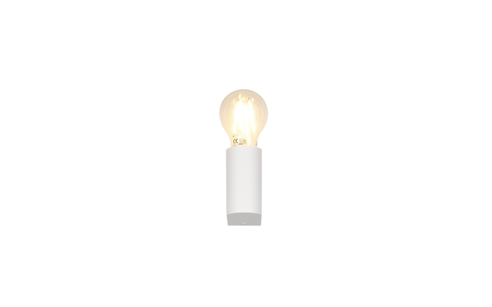 Trio Lighting Trio PRATELLA wandlamp | E27 Fitting | wit mat | 9,5 x 4,3 cm | IP44 | excl. 1x E27 | max. 10W