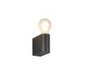 Trio Lighting Trio PRATELLA wandlamp | E27 Fitting | mat zwart | 9,5 x 4,3 cm | IP44 | excl. 1x E27 | max. 10W