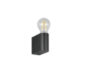 Trio Lighting Trio PRATELLA wall light | 1x E27 max 40W | black | IP20 | 8 cm