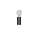 Trio Lighting Trio PRATELLA wall light | 1x E27 max 40W | black | IP20 | 8 cm