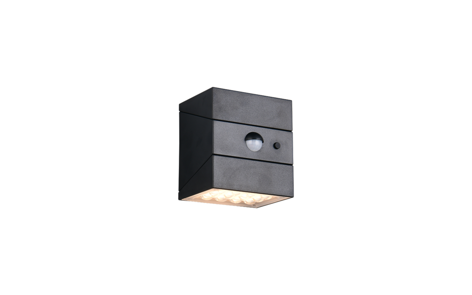 Trio Lighting Trio TALCA wandlamp | LED | mat zwart | 8,8 x 7,4 cm | IP65 | 1x 2,5W | 330 lm | 3000+4000+6000K Trio Lighting Trio TALCA wandlamp | LED | mat zwart | 8,8 x 7,4 cm | IP65 | 1x 2,5W | 330 lm | 3000+4000+6000K