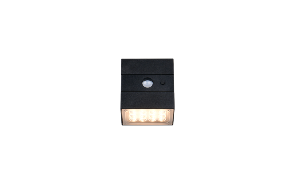 Trio Lighting Trio TALCA wandlamp | LED | mat zwart | 8,8 x 7,4 cm | IP65 | 1x 2,5W | 330 lm | 3000+4000+6000K Trio Lighting Trio TALCA wandlamp | LED | mat zwart | 8,8 x 7,4 cm | IP65 | 1x 2,5W | 330 lm | 3000+4000+6000K