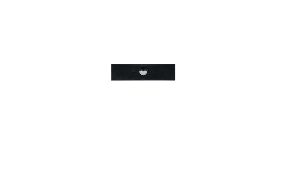 Trio Lighting Trio ELVAS wandlamp | LED | mat zwart | 13,8 x 9 cm | IP65 | 1x 3W | 380 lm | 4000K
