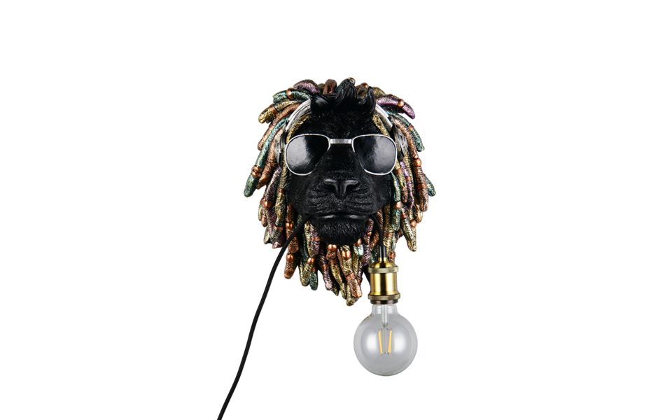 Trio Lighting Trio LEO wandlamp | E27 Fitting | zwart | 31,5 x 38 cm | IP20 | excl. 1x E27 | max. 40W