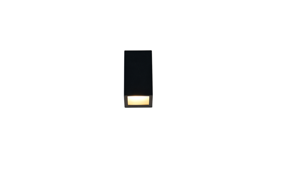 Trio Lighting Trio BRAGA wandlamp | GU10 Fitting | mat zwart | 7 x 7 cm | IP44 | excl. 1x GU10 | max. 10W Trio Lighting Trio BRAGA wandlamp | GU10 Fitting | mat zwart | 7 x 7 cm | IP44 | excl. 1x GU10 | max. 10W
