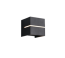 Trio Lighting Trio LOGRONO wandlamp | G9 Fitting | mat zwart | 10 x 10 cm | IP44 | excl. 1x G9 | max. 5W