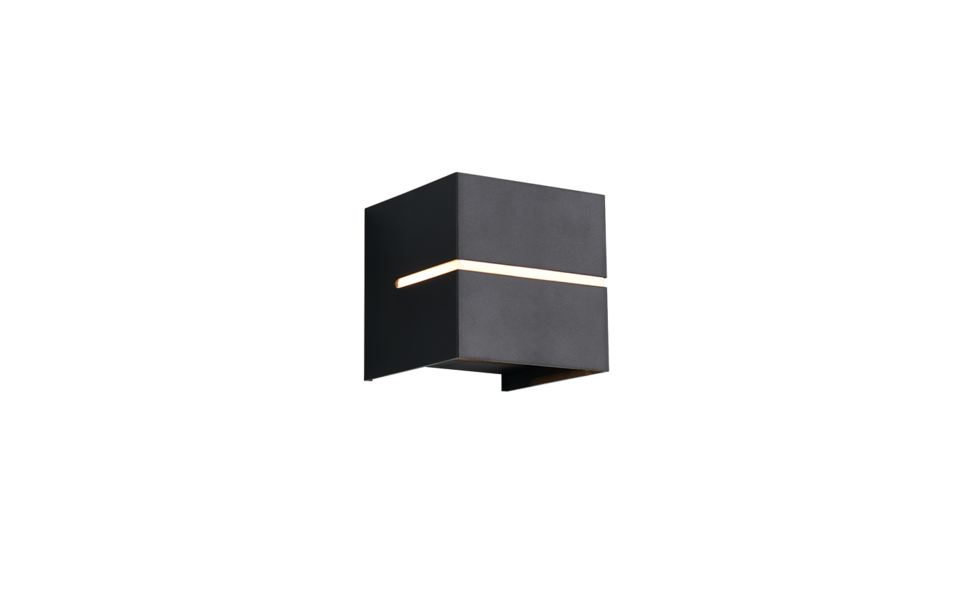 Trio Lighting Trio LOGRONO wall light | 1x G9 | black | Ø 10 cm | 10 cm