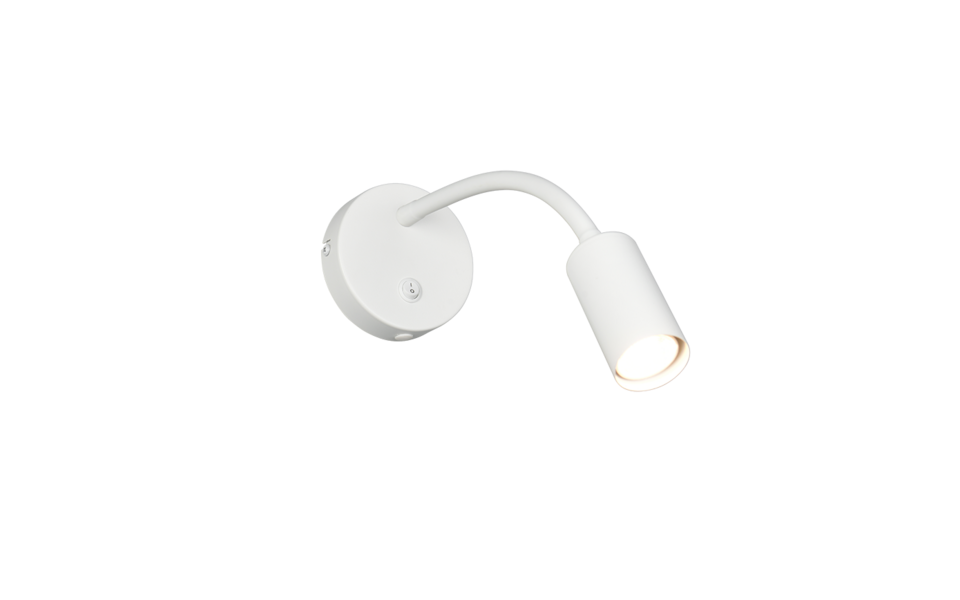 Trio Lighting Trio TARYN wandlamp | GU10 Fitting | wit mat | Ø 10 cm | IP20 | excl. 1x GU10 | max. 5W Trio Lighting Trio TARYN wandlamp | GU10 Fitting | wit mat | Ø 10 cm | IP20 | excl. 1x GU10 | max. 5W
