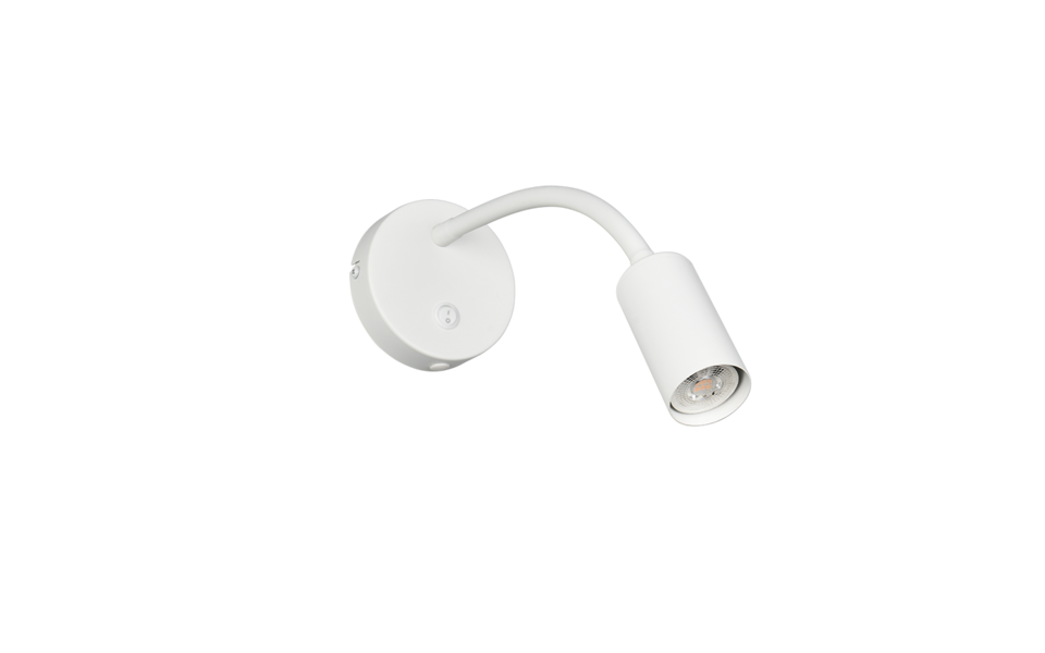 Trio Lighting Trio TARYN wall light | 1x GU10 | chrome | Ø 12 cm | IP20 | 42 cm