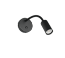 Trio Lighting Trio TARYN wall light | 1x GU10 | black | Ø 12 cm | IP20 | 42 cm