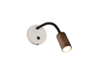 Trio Lighting Trio TARYN wandlamp | GU10 Fitting | koffie | Ø 10 cm | IP20 | excl. 1x GU10 | max. 5W