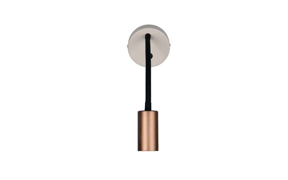 Trio Lighting Trio TARYN wall light | 1x GU10 | mocha brown | Ø 12 cm | IP20 | 42 cm
